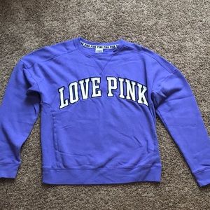 VS Pink Crewneck Pullover Sweatshirt